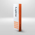 Lapiena Deep Dermal Filler, orange and white box on grey background