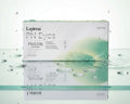 Box of Lapiena PN Eyes eye booster on a reflective surface with water droplets