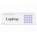 Lapiena Sub-Q 1.1ml box packaging, dermal filler featuring a white box with black text and a purple floral pattern